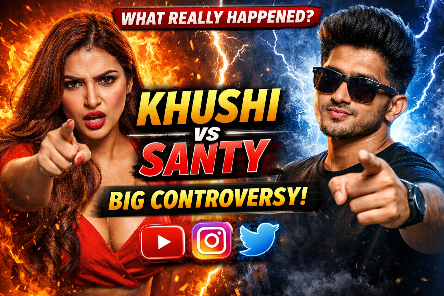 Khushi Mukherjee Santy Controversy