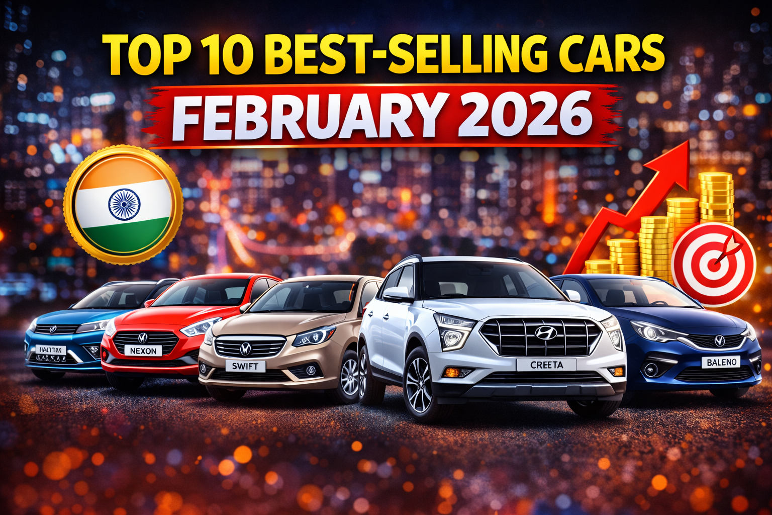 Top 10 Highest-Selling Cars in India