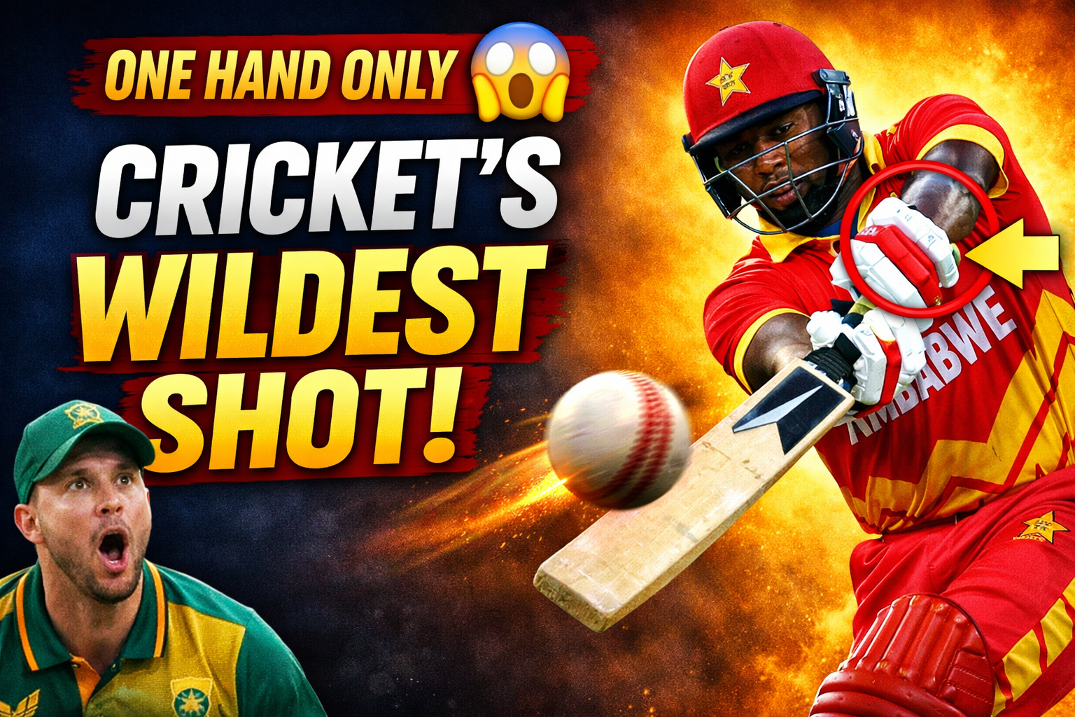 Wildest Cricket Shot Ever